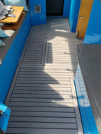 Barge pvc synthetic teak deck