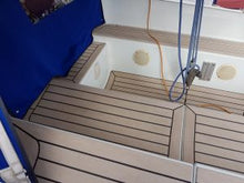 Load image into Gallery viewer, Hunter Pilot 27 pvc synthetic teak deck
