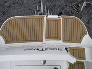 Jeanneau Merry Fisher 355 powerboat pvc synthetic teak deck