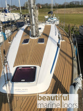 Load image into Gallery viewer, Bavaria 40. Bavaria Sailboat pvc synthetic teak decking
