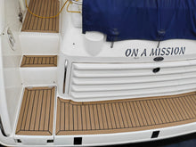 Load image into Gallery viewer, Sunseeker Mustique 42 pvc synthetic teak decking
