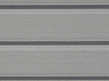 Load image into Gallery viewer, Foam synthetic teak decking panel made in a Light Grey colour with Black caulking.
