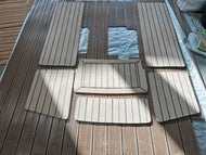 Elan 40 Impression. Sailboat Elan PVC Synthetic Teak, Cockpit Seats and Floor, Bathing Platform