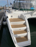 Lagoon 470 Catamaran pvc synthetic teak deck
