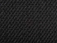 Black. Woven vinyl carpet. 2 metre roll width - priced per linear metre off the roll.