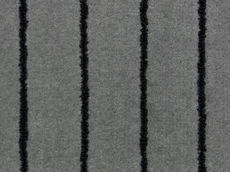 Platinum and Black tuft teak carpet. 1.95m width. Priced per linear metre off a 30m roll.