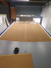 Load image into Gallery viewer, Mirfield Wide Beamed Narrowboat  - Powerboat Flooring in Synthetic Teak
