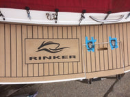 Rinker 270 pvc synthetic teak deck