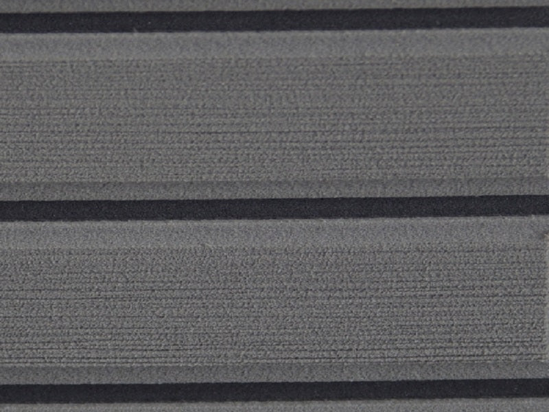 EVA Foam Decking sheets  2050mm x 1030mm Winter Grey and Steel Grey with Brushed Surface Finish