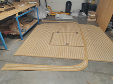 Load image into Gallery viewer, Princess 45 pvc synthetic teak deck
