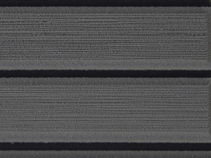 EVA Foam Decking sheets  2050m x 1030mm Winter Grey and Black Foam Sheet with Brushed Surface Finish