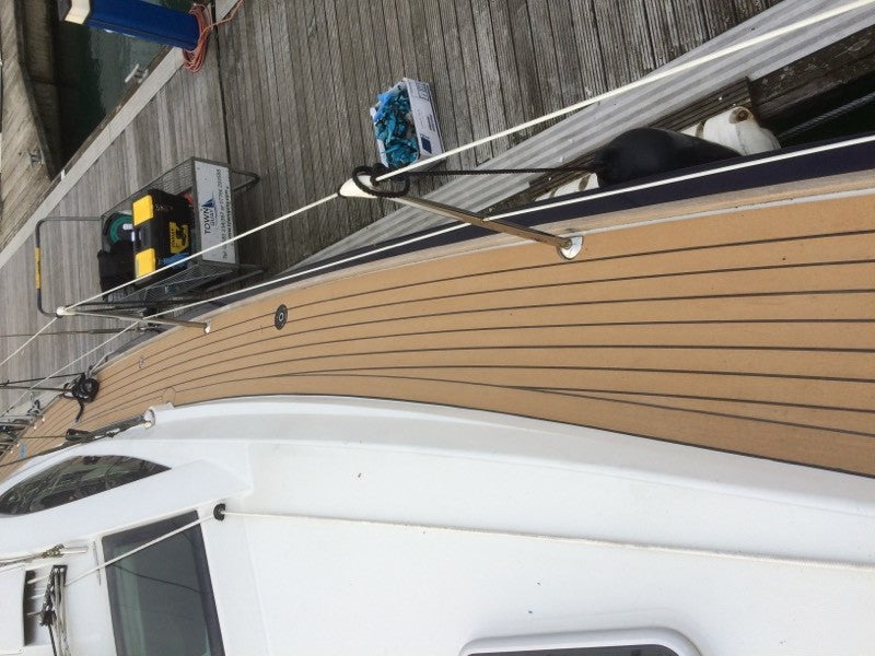 Jeanneau Sailboat Decking. Jeanneau 47 PVC Synthetic Teak Decking for Decks, Cockpit Seats and Floors