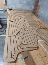Load image into Gallery viewer, Sealine 23 pvc synthetic teak decking

